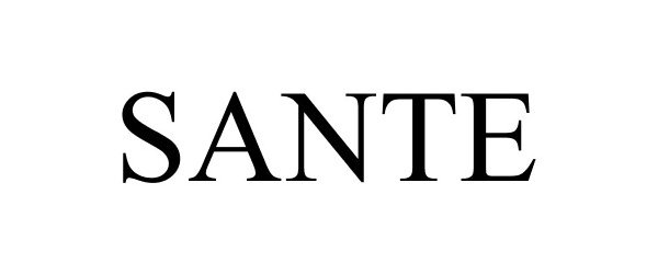 Trademark Logo SANTE
