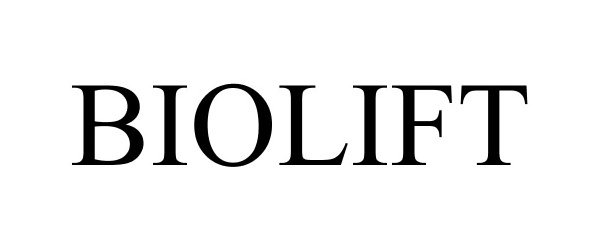 Trademark Logo BIOLIFT