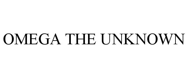 Trademark Logo OMEGA THE UNKNOWN