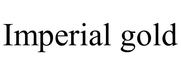 Trademark Logo IMPERIAL GOLD