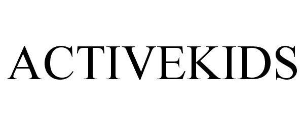Trademark Logo ACTIVEKIDS