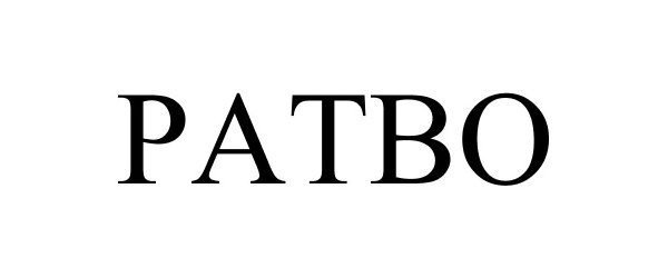 Trademark Logo PATBO