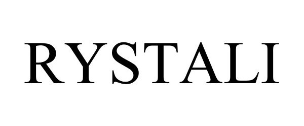 Trademark Logo RYSTALI