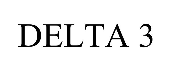 Trademark Logo DELTA 3