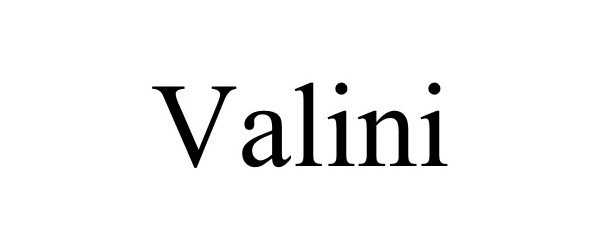 Trademark Logo VALINI