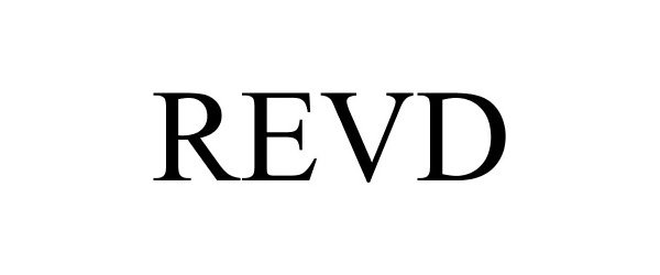 Trademark Logo REVD
