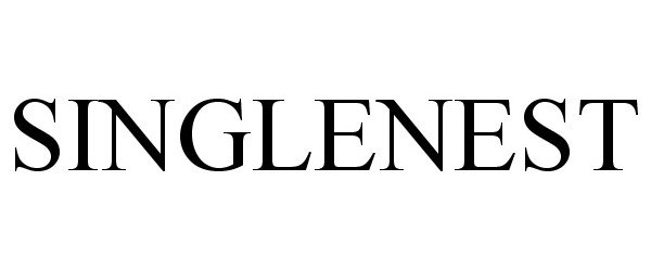 Trademark Logo SINGLENEST