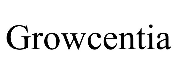Trademark Logo GROWCENTIA