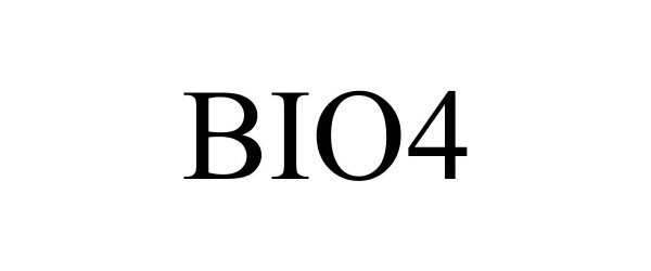 Trademark Logo BIO4