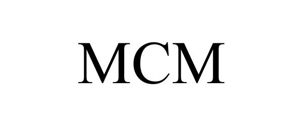 Trademark Logo MCM