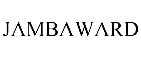 Trademark Logo JAMBAWARD