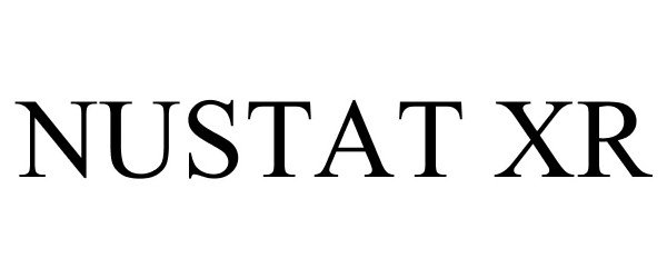 Trademark Logo NUSTAT XR