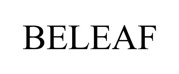 Trademark Logo BELEAF