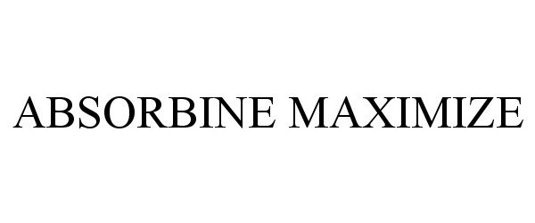 Trademark Logo ABSORBINE MAXIMIZE
