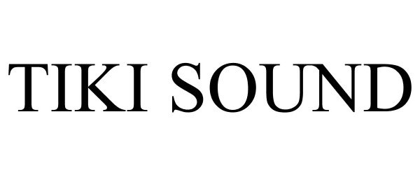 Trademark Logo TIKI SOUND