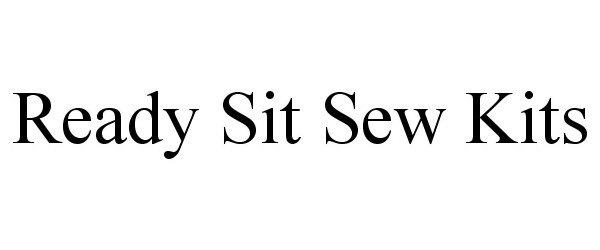 Trademark Logo READY SIT SEW KITS