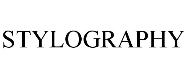 Trademark Logo STYLOGRAPHY