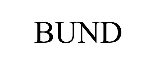 Trademark Logo BUND