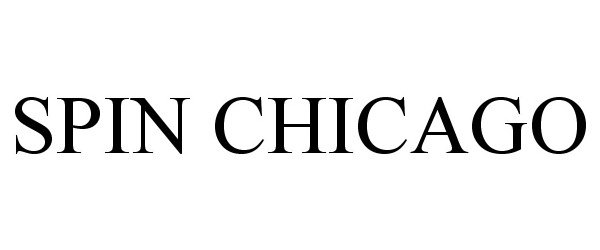 Trademark Logo SPIN CHICAGO