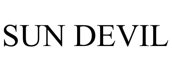 Trademark Logo SUN DEVIL