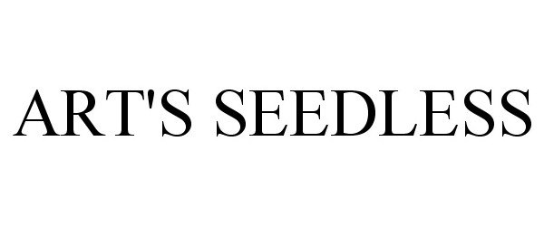 Trademark Logo ART'S SEEDLESS