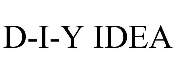  D-I-Y IDEA