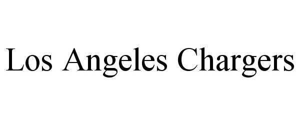 Trademark Logo LOS ANGELES CHARGERS