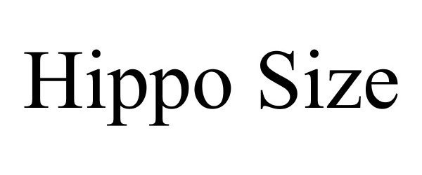 Trademark Logo HIPPO SIZE