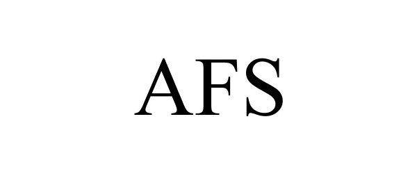 Trademark Logo AFS