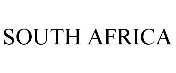Trademark Logo SOUTH AFRICA