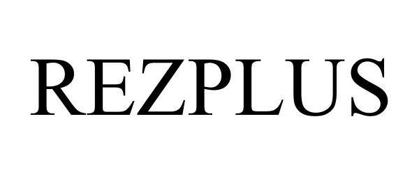 Trademark Logo REZPLUS