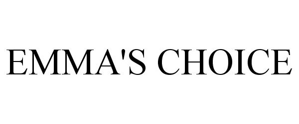 Trademark Logo EMMA'S CHOICE
