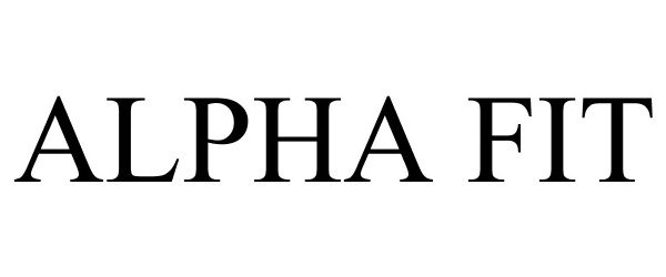 Trademark Logo ALPHA FIT