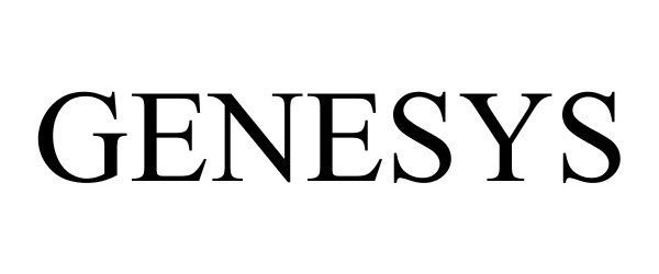 Trademark Logo GENESYS