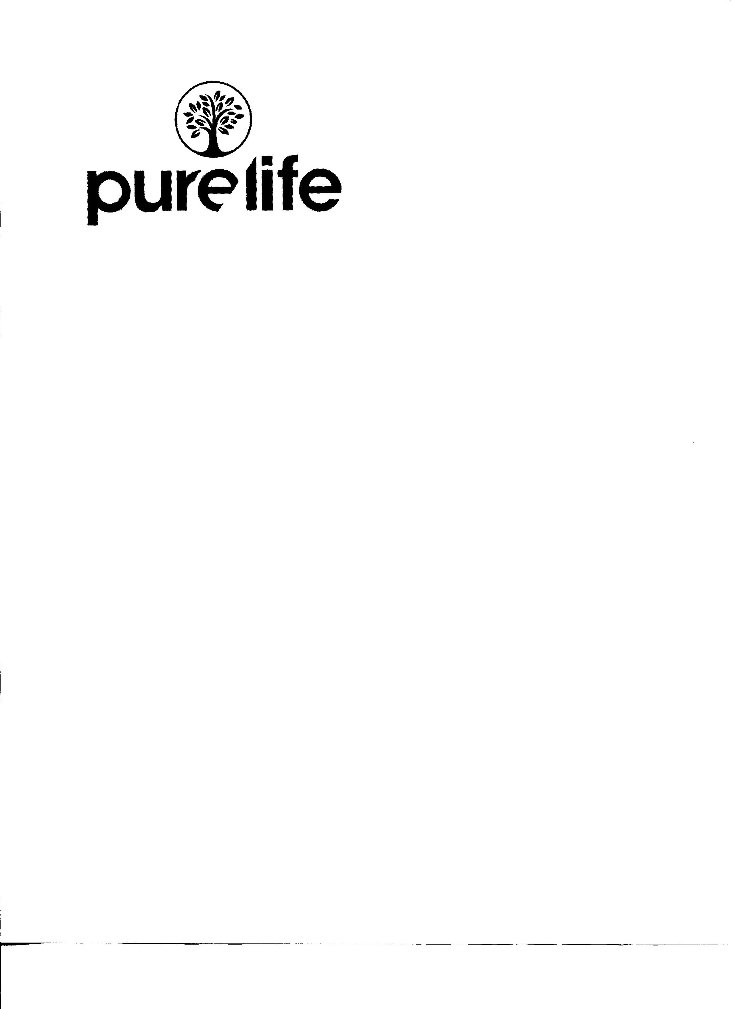 Trademark Logo PURELIFE