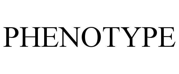 Trademark Logo PHENOTYPE