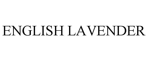 Trademark Logo ENGLISH LAVENDER