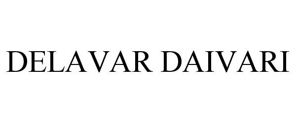 Trademark Logo DELAVAR DAIVARI