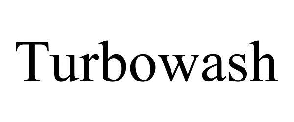 Trademark Logo TURBOWASH