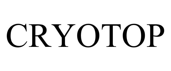 Trademark Logo CRYOTOP