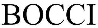 Trademark Logo BOCCI