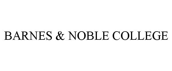  BARNES &amp; NOBLE COLLEGE