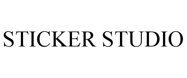 Trademark Logo STICKER STUDIO