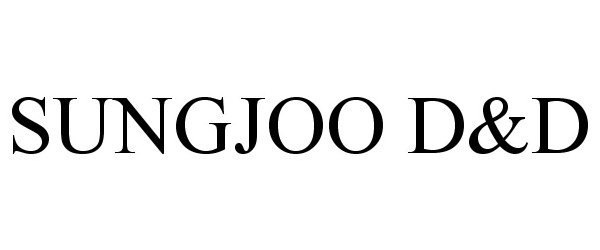 Trademark Logo SUNGJOO D&D