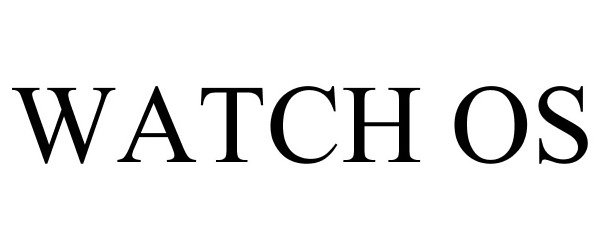 Trademark Logo WATCHOS