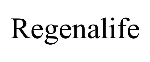 Trademark Logo REGENALIFE