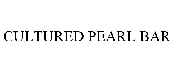  CULTURED PEARL BAR