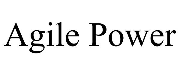  AGILE POWER