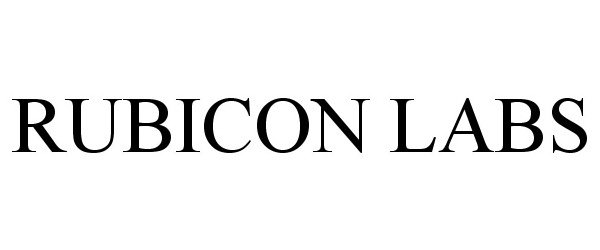 Trademark Logo RUBICON LABS