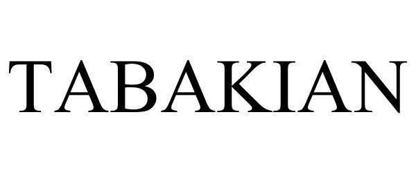Trademark Logo TABAKIAN